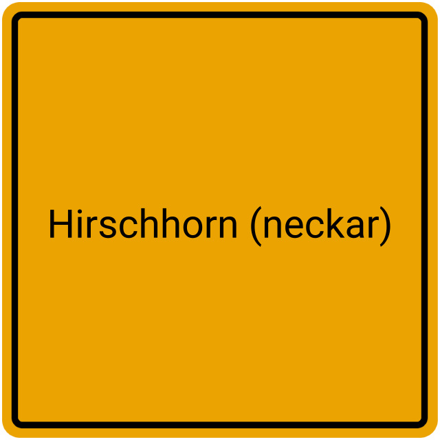 Meldebestätigung Hirschhorn (Neckar)